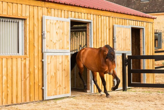 barn sur mesure et porte de box pour chevaux