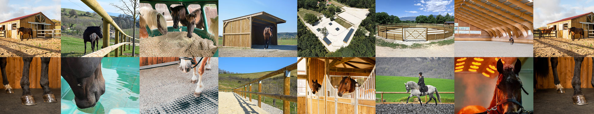 gamme horse stop équipements infrastructures pour chevaux